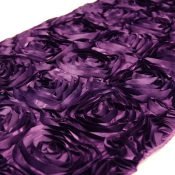 Plum Rose Table Runner