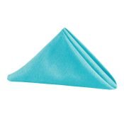 Aqua Blue Polyester Napkin