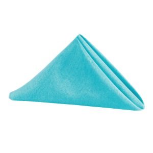 Aqua Blue Polyester Napkin