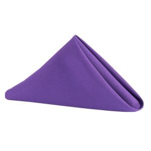 Purple Polyester Napkin