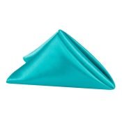 Aqua Blue Satin Napkin