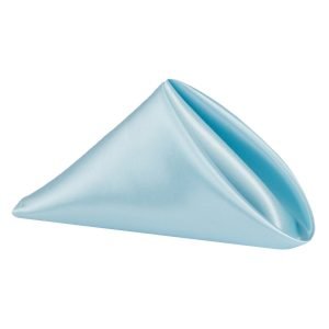 Light Blue Satin Napkin