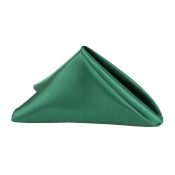 Emerald Green Satin Napkin