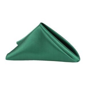 Emerald Green Satin Napkin