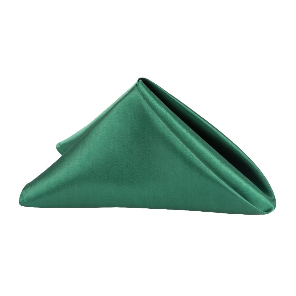 Emerald Green Satin Napkin