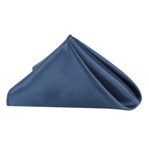 Navy Blue Satin Napkin