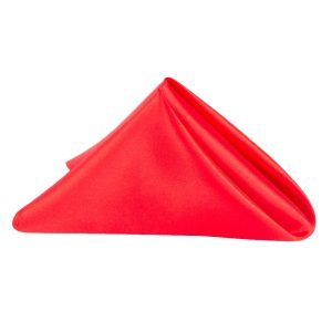 Red Satin Napkin
