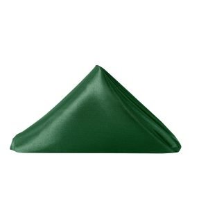 Hunter Green Satin Napkin