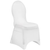 White Spandex Banquet Chair Cover