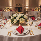 Red Taffeta Napkin