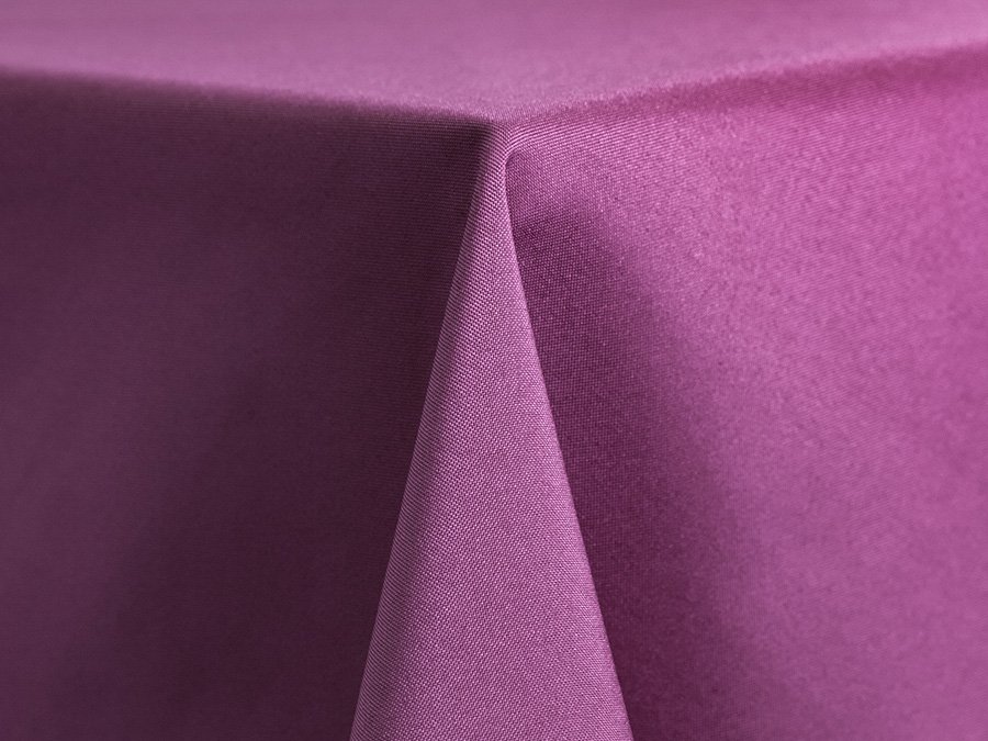 Cranberry Polyester Linen