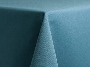Dusty Blue Polyester Linen
