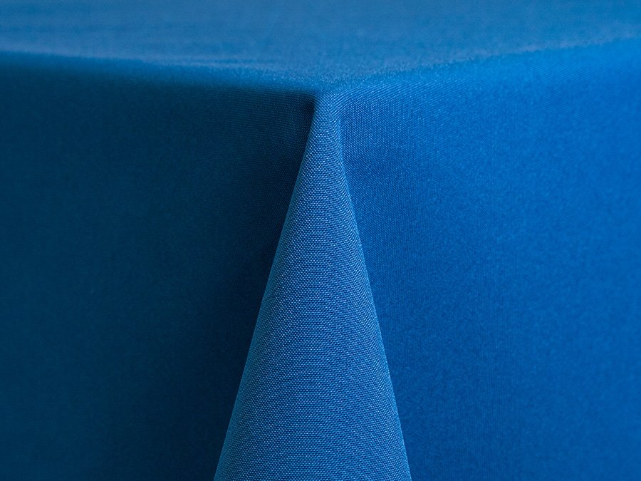 Royal Blue Polyester Linen