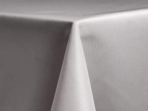 Silver Polyester Linen