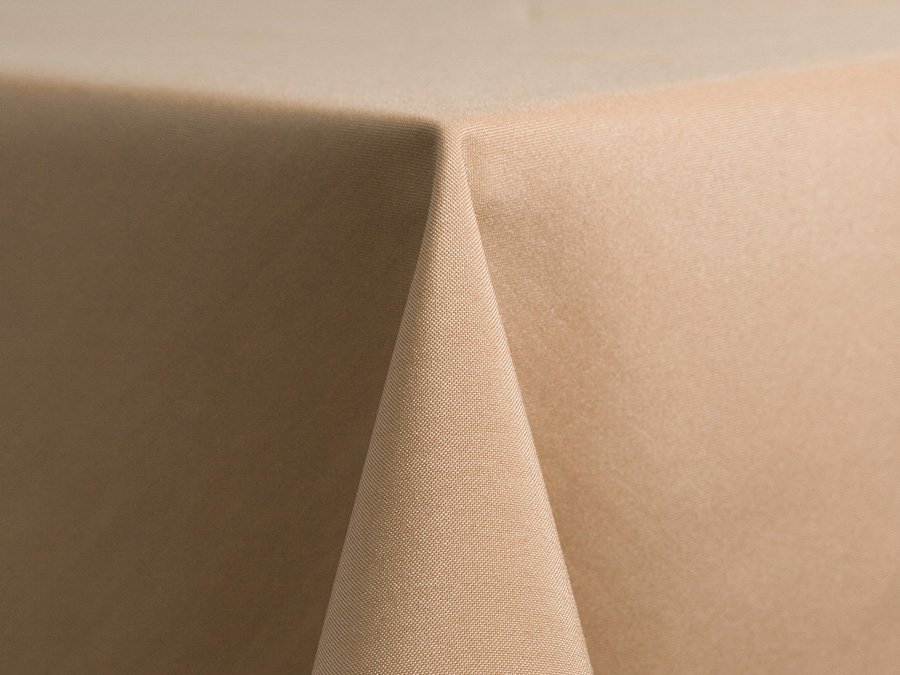 Taupe Polyester Linen