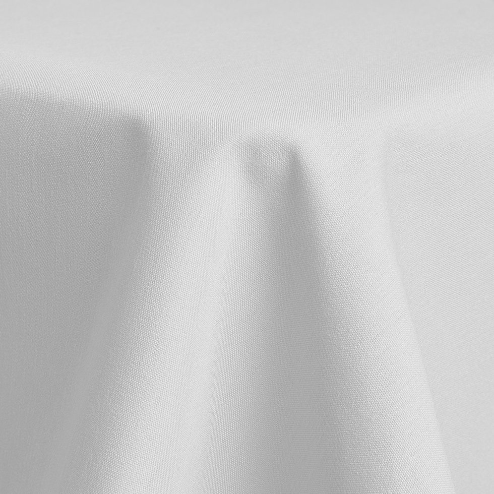 White Polyester Linen