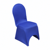 Royal blue spandex banquet chair cover