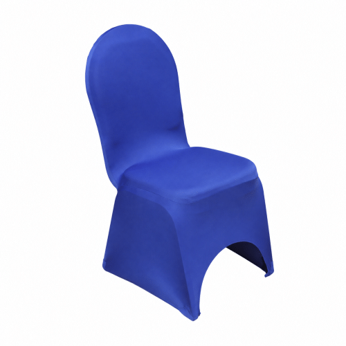 Royal blue spandex banquet chair cover
