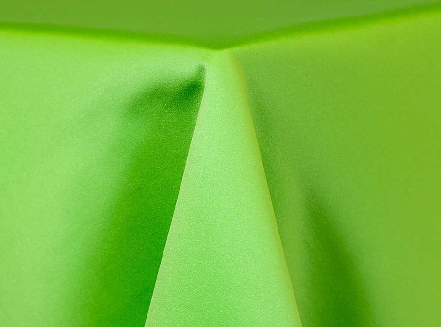 Apple Green Satin Linen