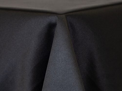 Lamour satin linen - Black 653