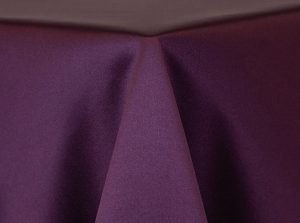 Lamour satin linen - Eggplant 646