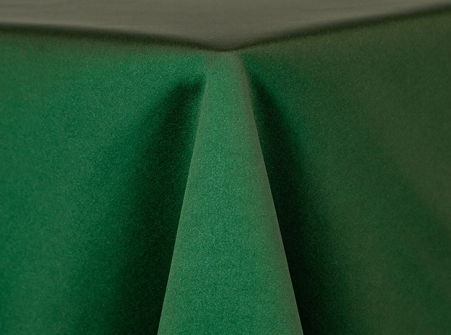 Hunter Green Satin Linen