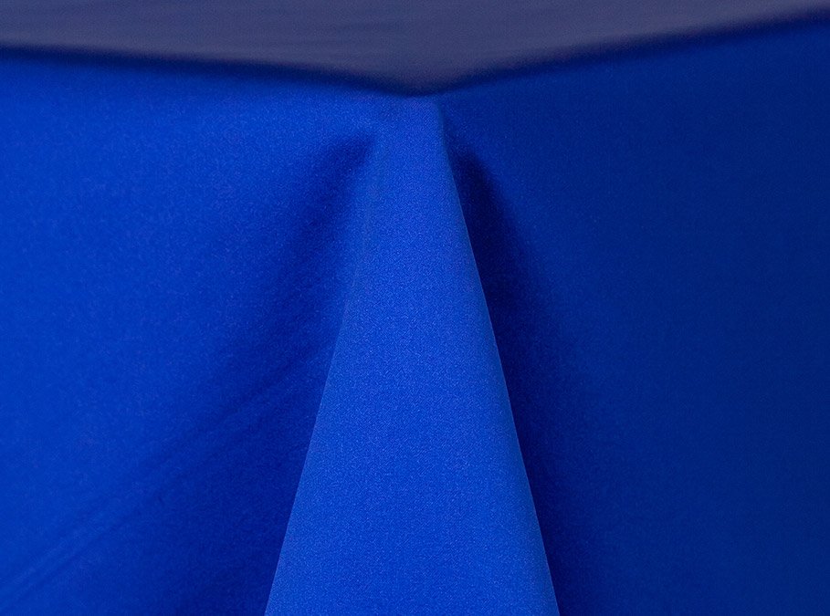 Royal Blue Satin Linen