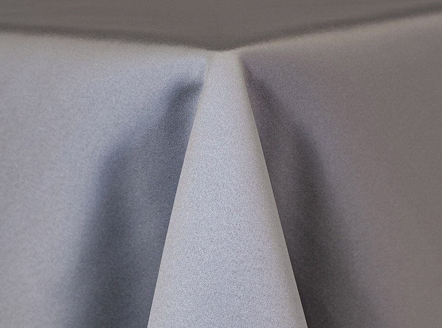 Silver Satin Linen