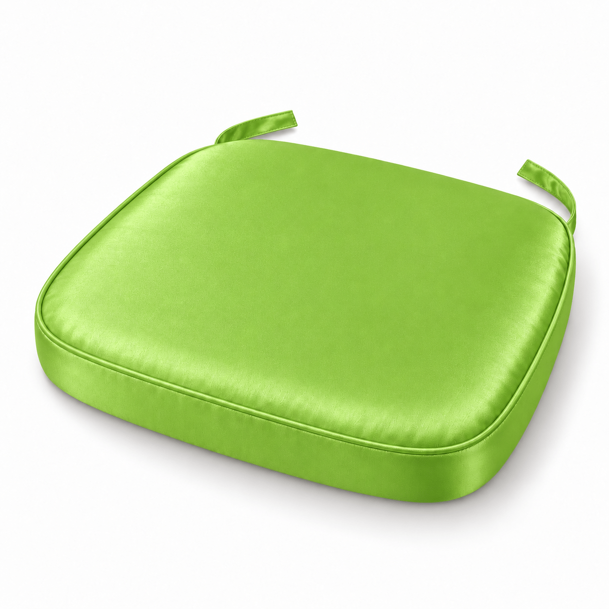 Apple Green Satin Chiavari Chair Pad