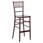 Mahogany Chiavari Bar Stool