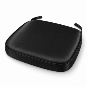 Black Satin Chiavari Chair Pad