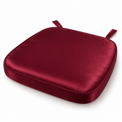 Burgundy Satin Chiavari Chair Pad