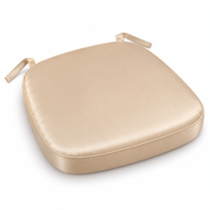 Champagne Satin Chiavari Chair Pad