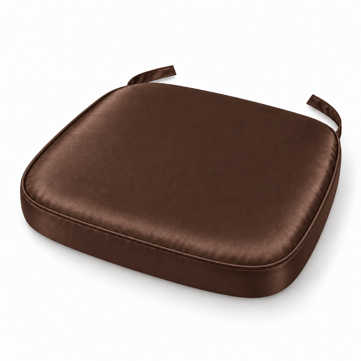 Chocolate Satin Chiavari Chair Pad