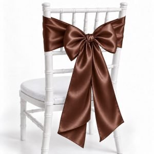 Chocolate Satin Sash