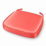 Coral Satin Chiavari Chair Pad