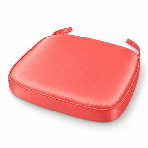 Coral Satin Chiavari Chair Pad