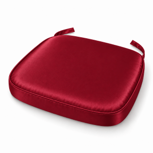 Cranberry Satin Chiavari Chair Pad