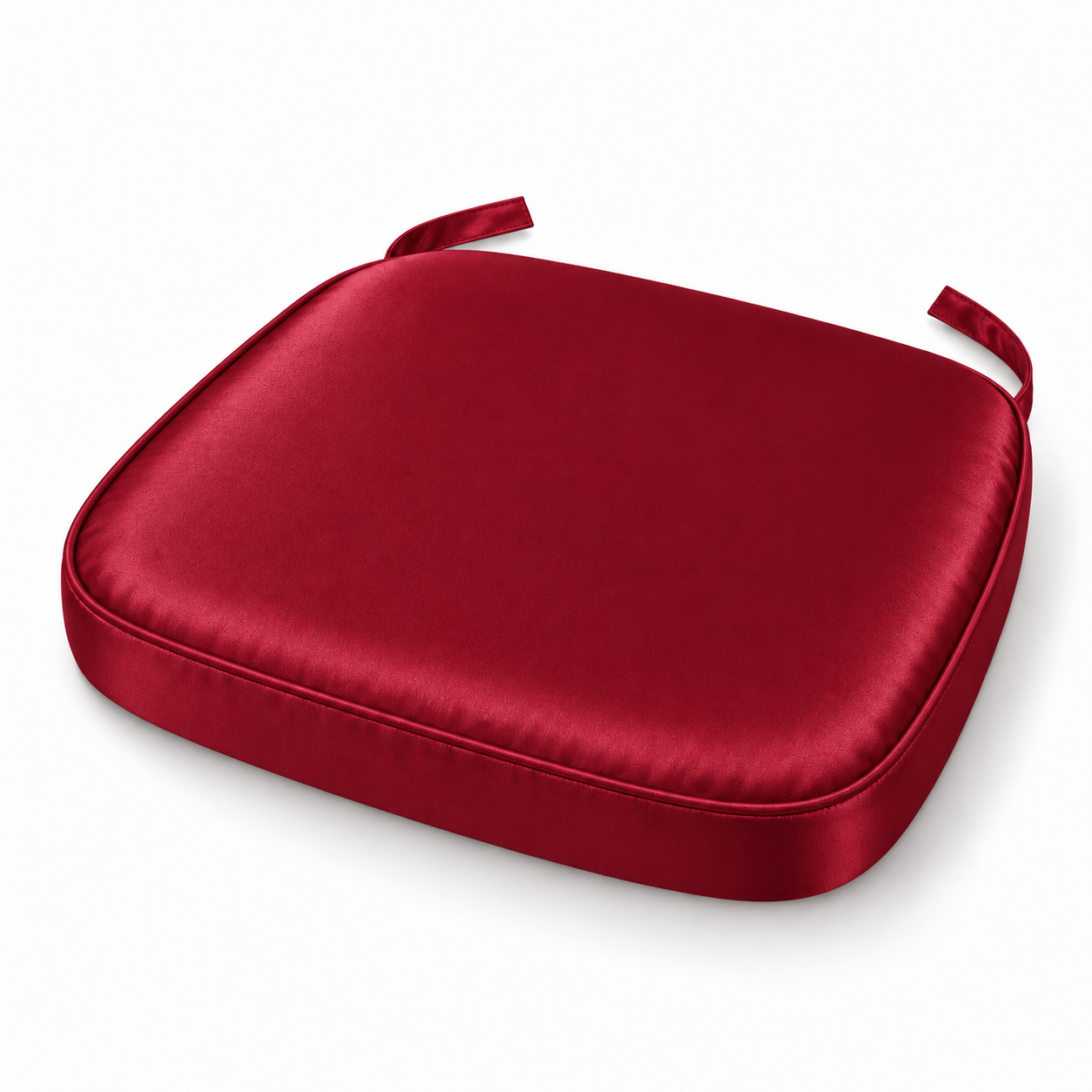 Cranberry Satin Chiavari Chair Pad