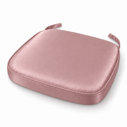 Dusty Rose Satin Chiavari Chair Pad