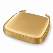 Gold Satin Chiavari Chair Pad