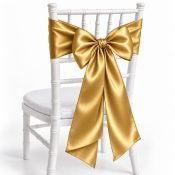 Gold Satin Sash