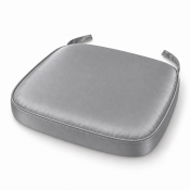 Gray Satin Chiavari Chair Pad