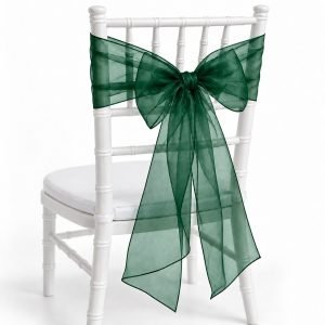 Hunter Green Organza Sash