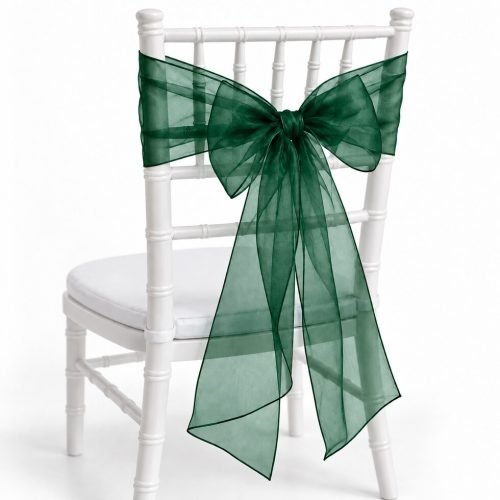 Hunter Green Organza Sash
