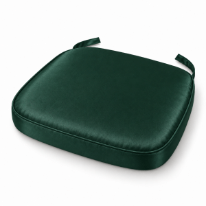Hunter Green Satin Chiavari Chair Pad