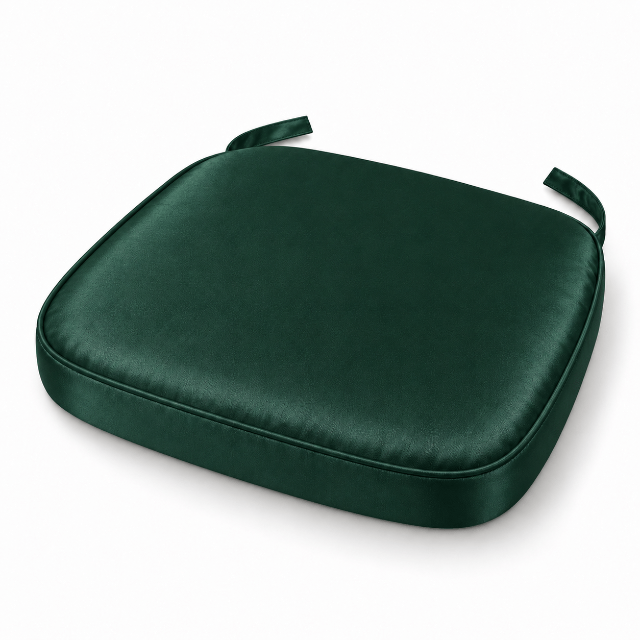 Hunter Green Satin Chiavari Chair Pad