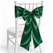 Hunter Green Satin Sash