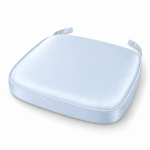 Ice Blue Satin Chiavari Chair Pad