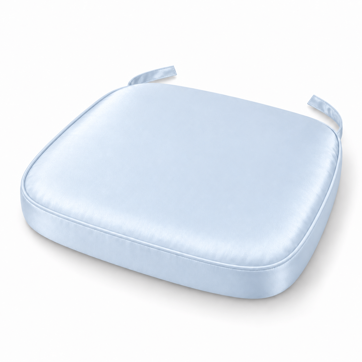 Ice Blue Satin Chiavari Chair Pad